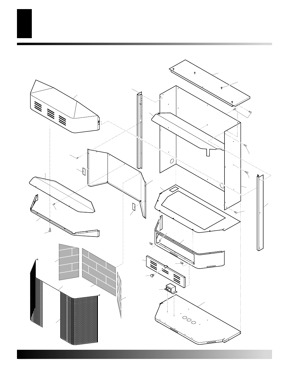 Illustrated parts breakdown | Desa CF26NR User Manual | Page 26 / 32
