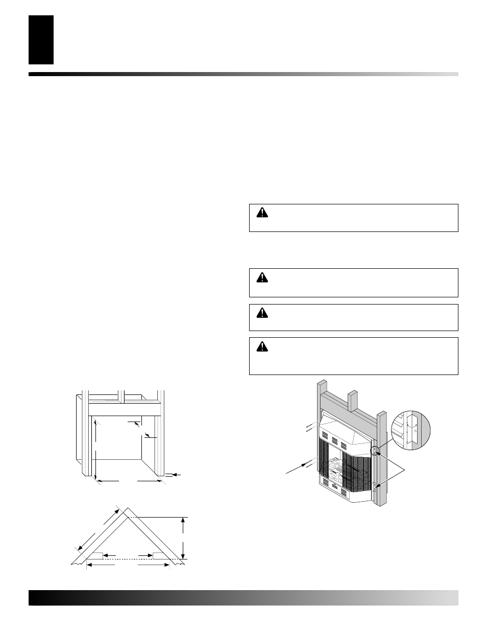 Installation, Continued | Desa CF26NR User Manual | Page 8 / 32