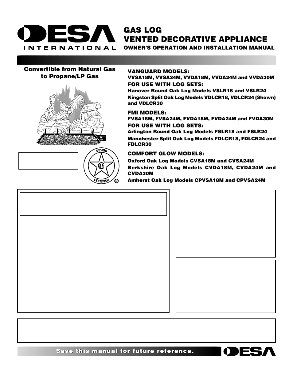 Desa VVDA24M User Manual | 28 pages