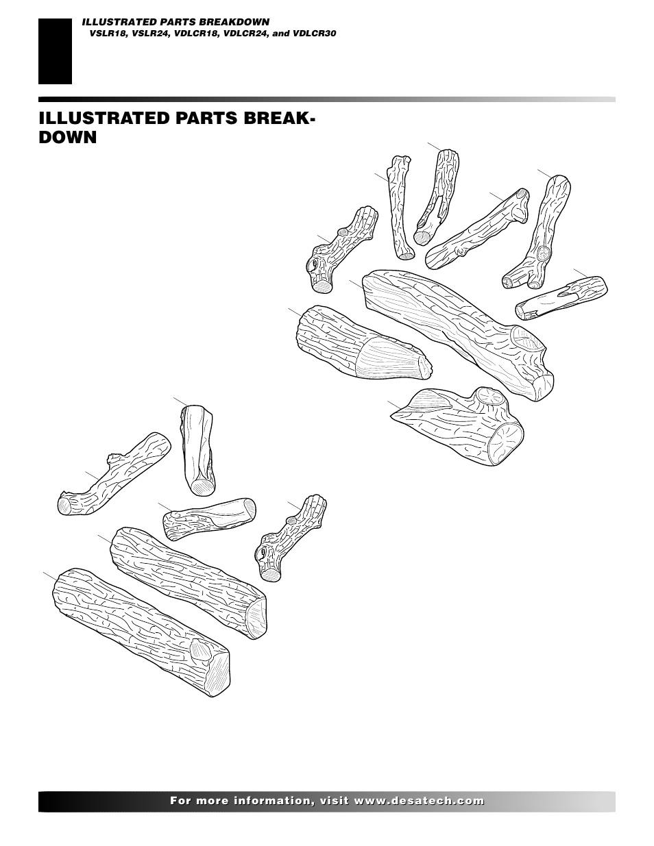 Illustrated parts break- down | Desa VVDA24M User Manual | Page 16 / 28