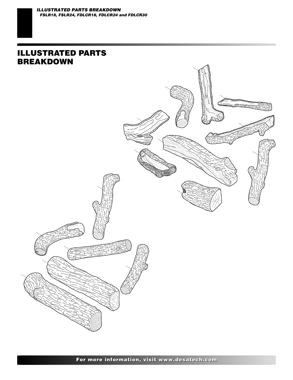 Illustrated parts breakdown | Desa VVDA24M User Manual | Page 20 / 28