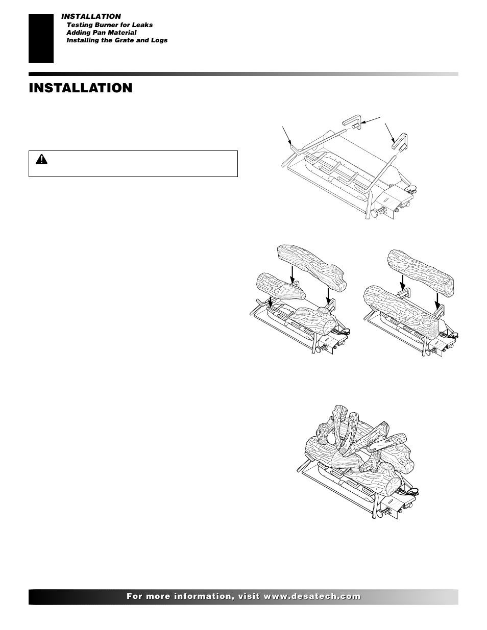 Installation, Continued | Desa VVDA24M User Manual | Page 8 / 28