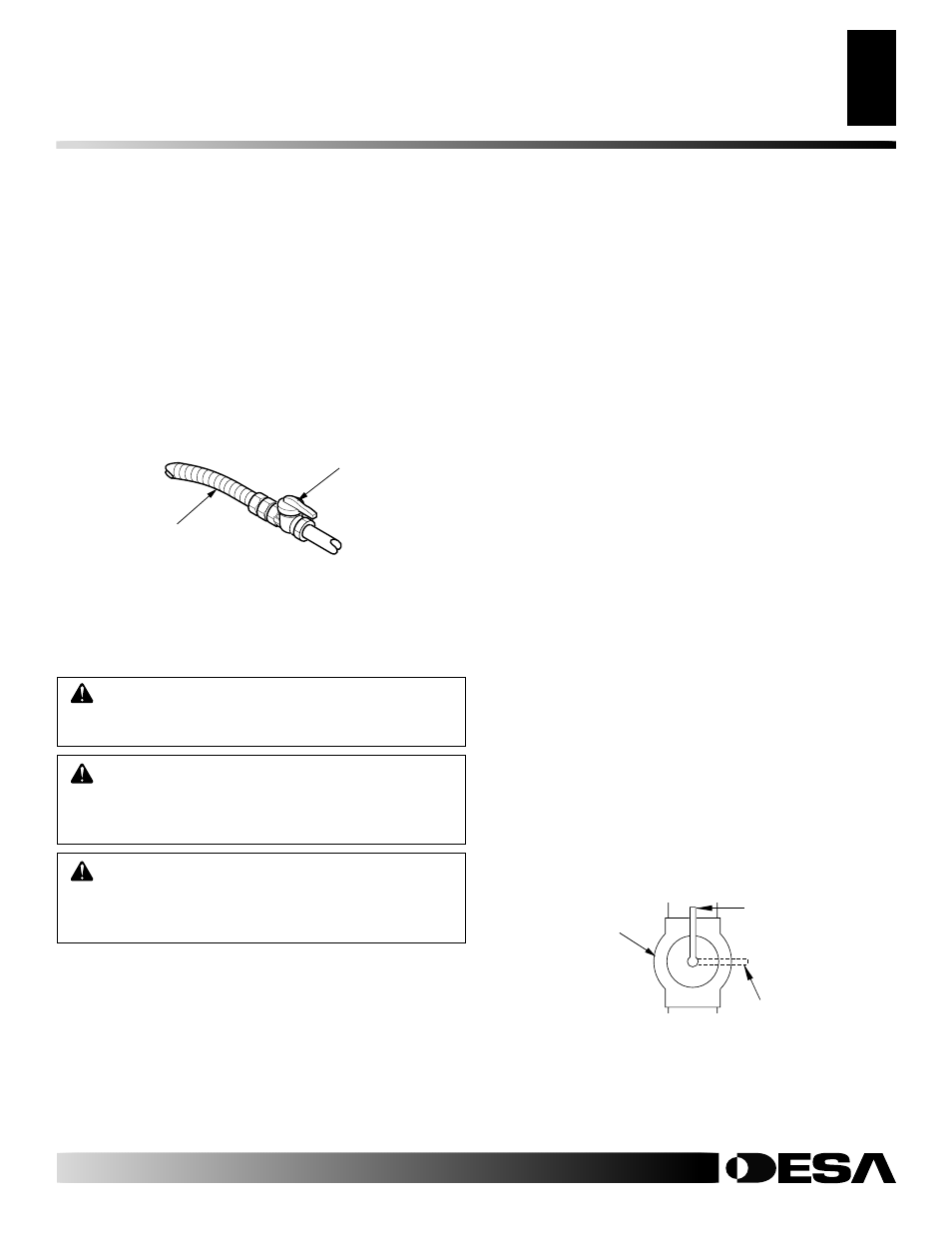 Installation, Continued | Desa EFS33NR  EU User Manual | Page 13 / 34