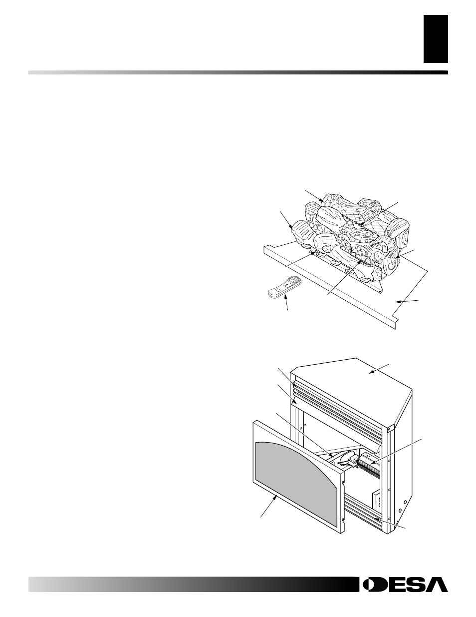 Safety information, Product identification, Continued | Desa EFS33NR  EU User Manual | Page 3 / 34
