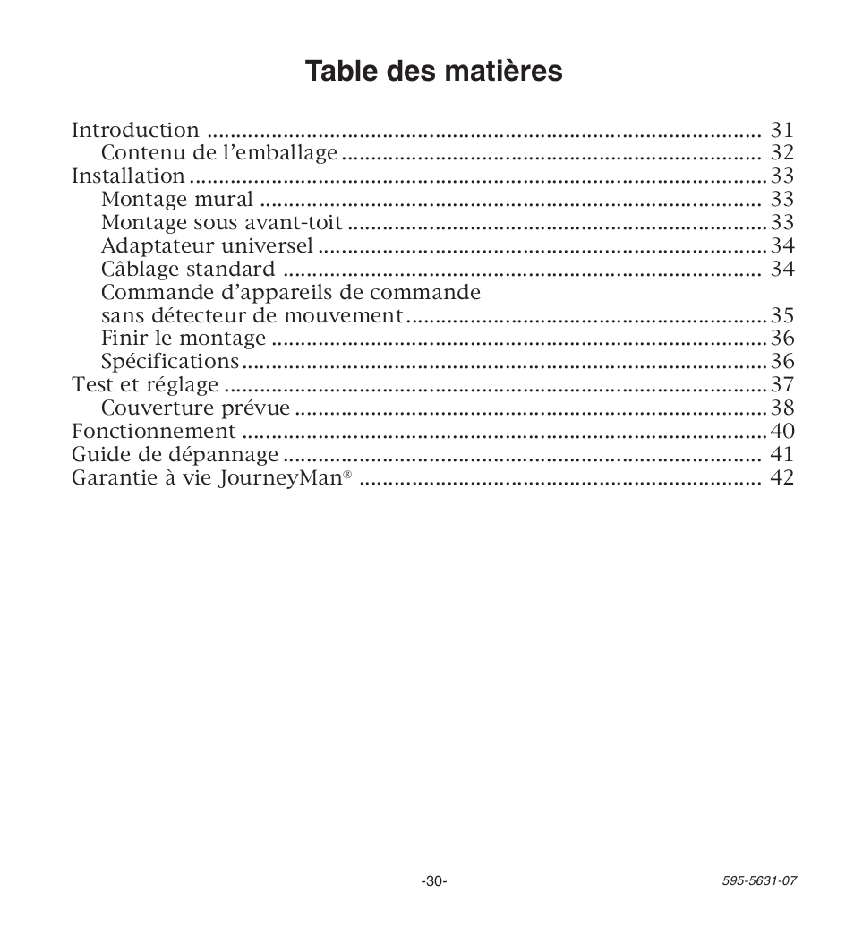 Desa JOURNEYMAN HD-9240 User Manual | Page 30 / 42