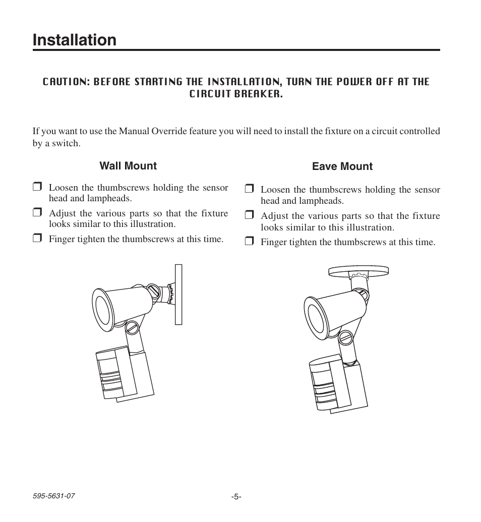 Installation | Desa JOURNEYMAN HD-9240 User Manual | Page 5 / 42