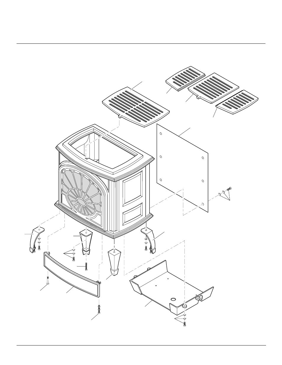 Illustrated parts breakdown | Desa FSVYD18P User Manual | Page 26 / 34