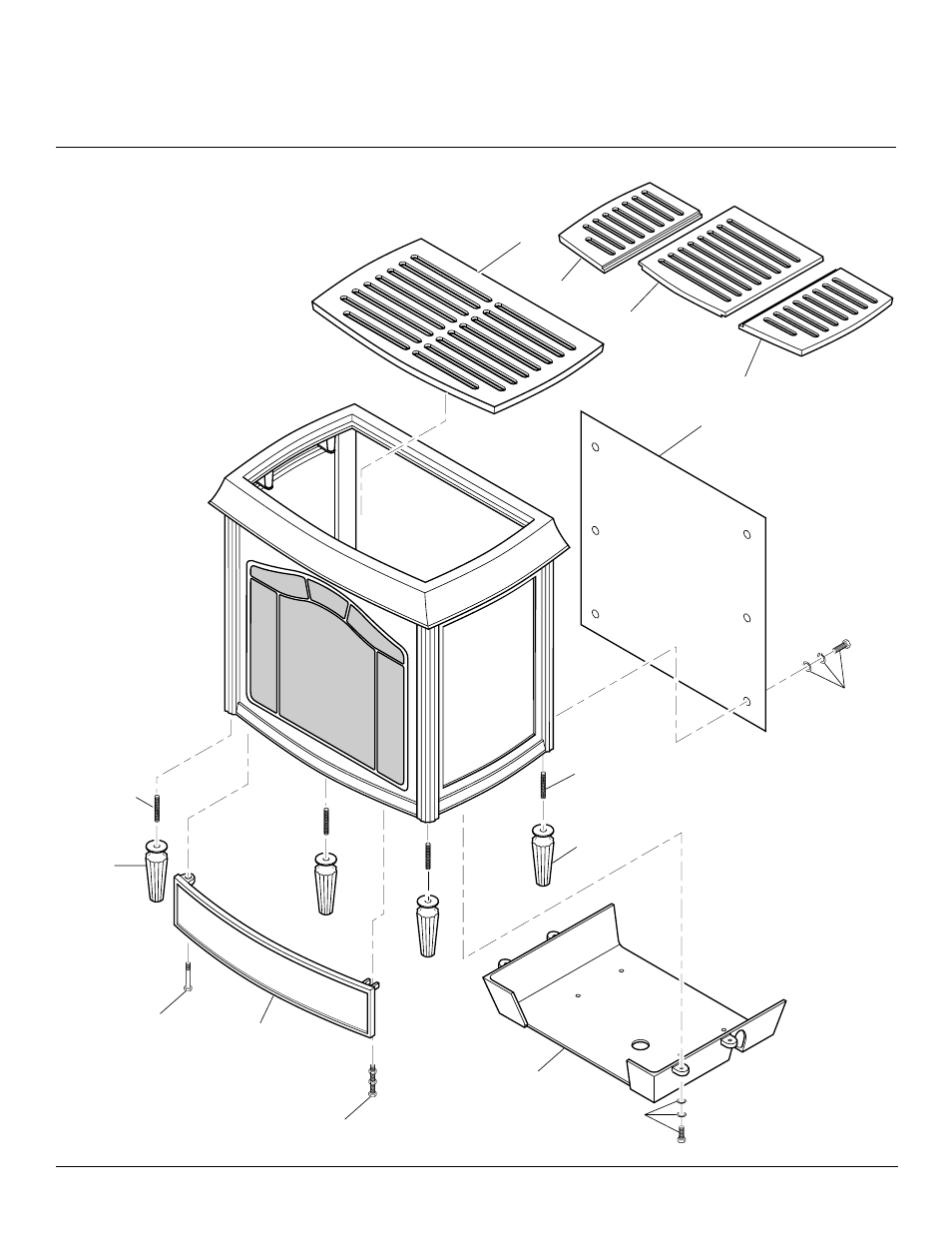 Illustrated parts breakdown | Desa FSVYD18P User Manual | Page 28 / 34