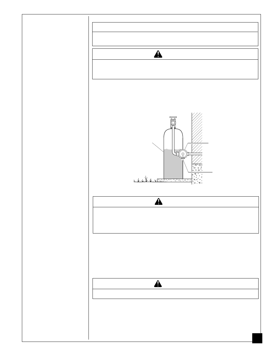 Connecting to gas supply, Notice, Caution | Desa VP5B User Manual | Page 13 / 28
