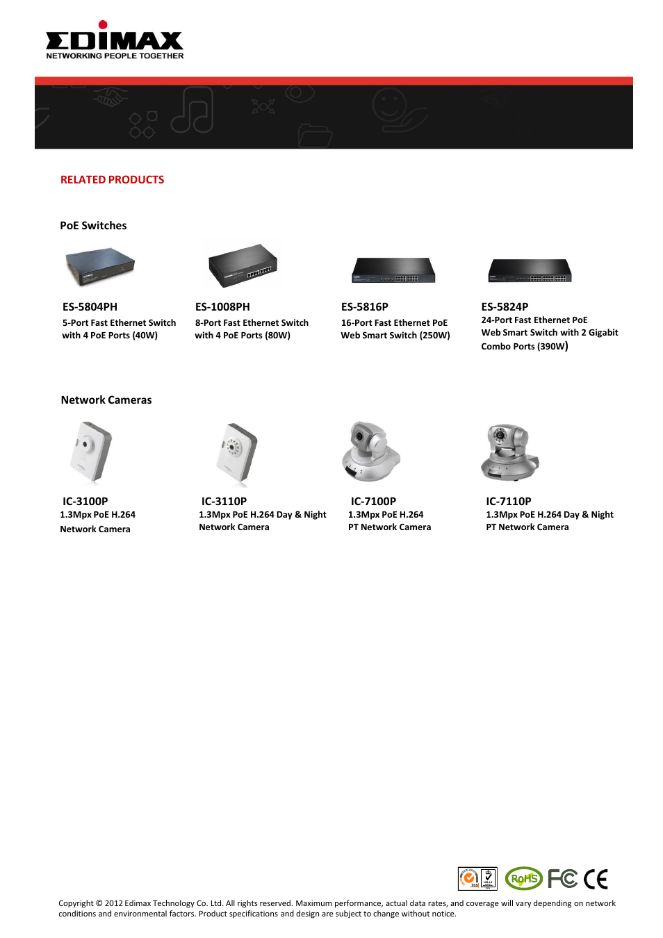 Edimax Technology EW-7428HCN N300 High Power Ceiling Mount/Wireless PoE Range Extender/Access Point User Manual | Page 3 / 3