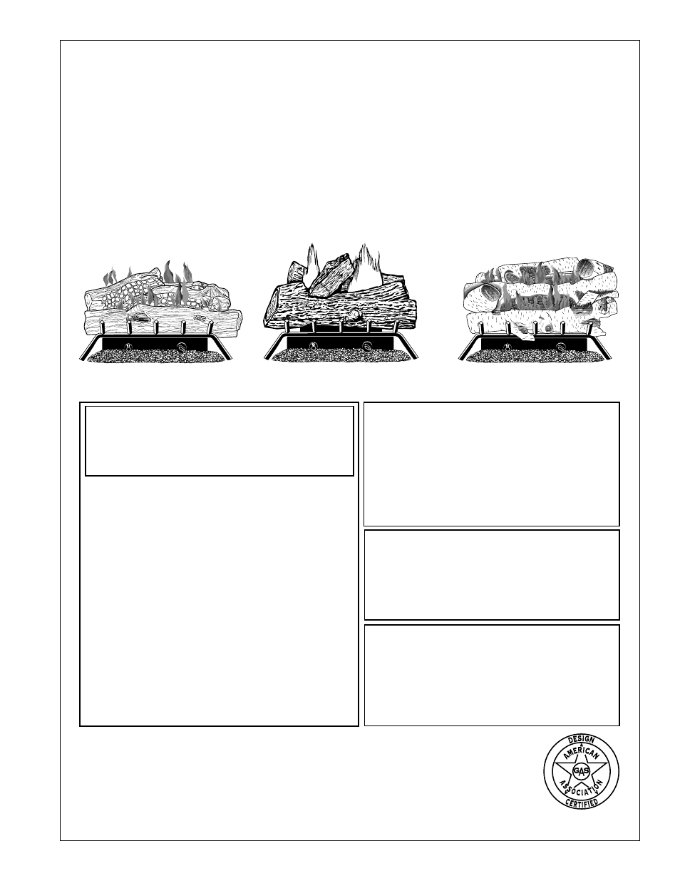 Desa FLAME-MAX UNVENTED (VENT-FREE) PROPANE/LPGAS LOG HEATER User Manual | 36 pages