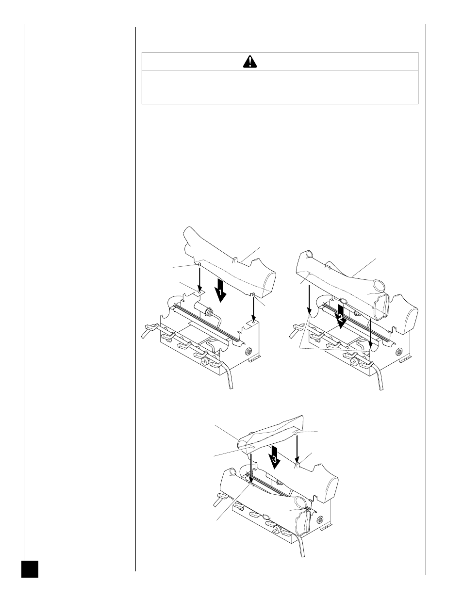 Installing, Warning | Desa FLAME-MAX UNVENTED (VENT-FREE) PROPANE/LPGAS LOG HEATER User Manual | Page 20 / 36