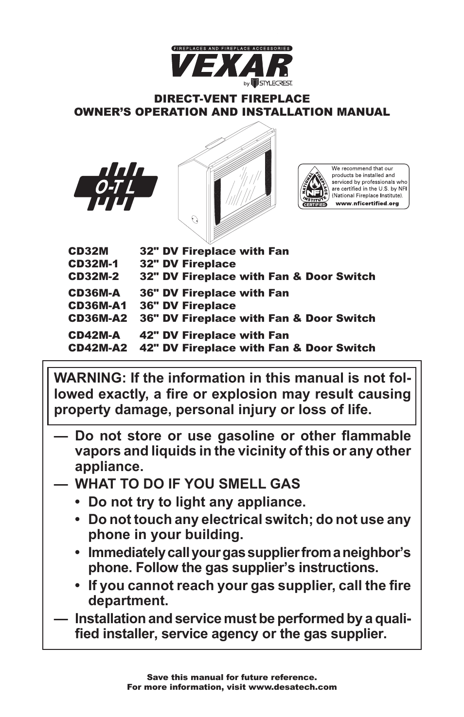Desa CD42M-A2 User Manual | 24 pages