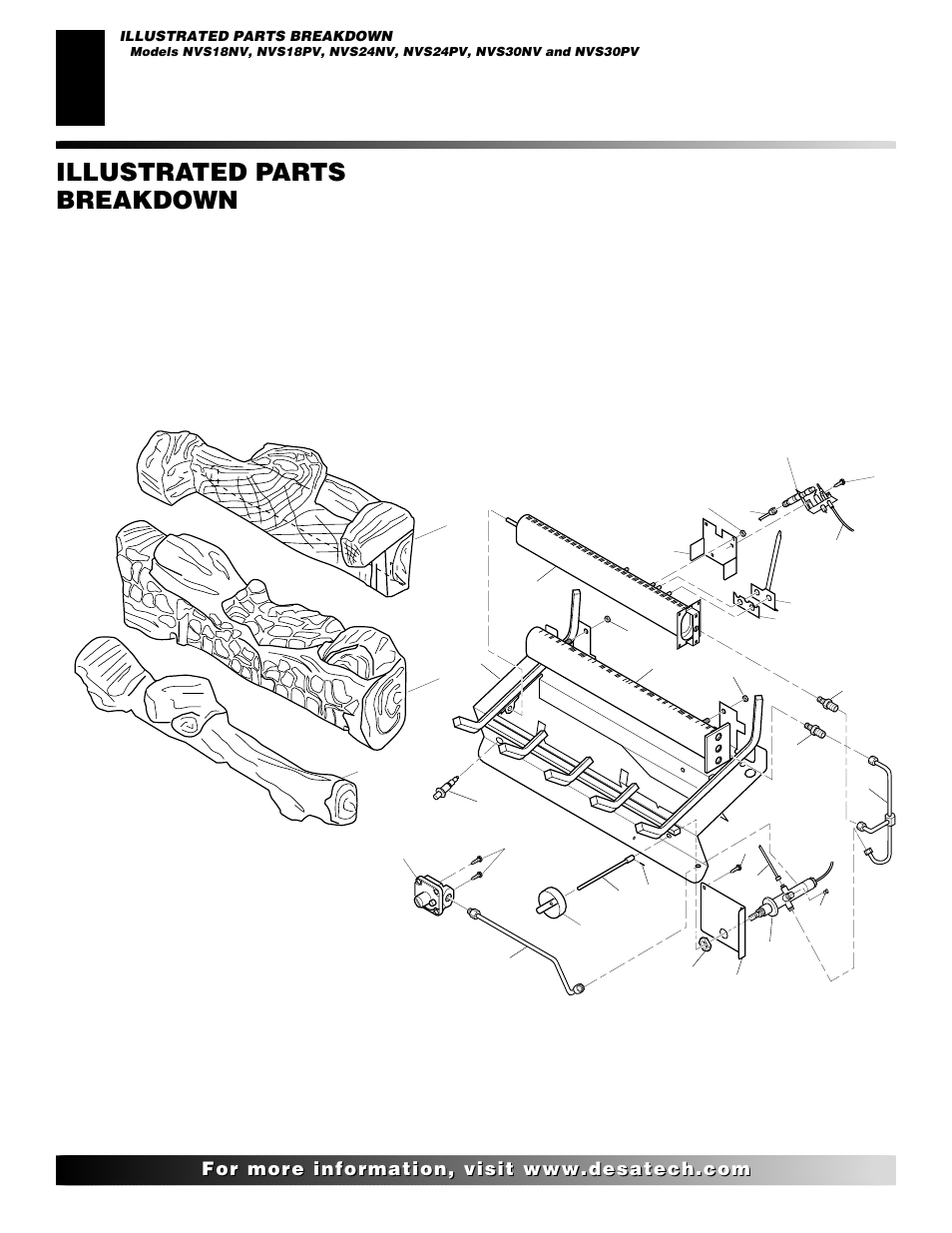 Illustrated parts breakdown | Desa V User Manual | Page 30 / 40