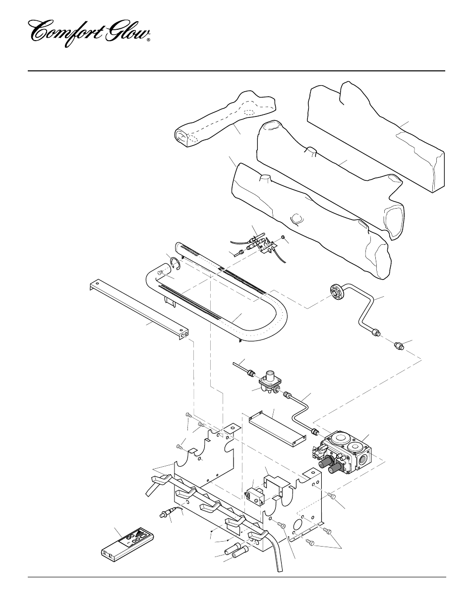 Illustrated parts breakdown, Cgd3924nr | Desa CGB3930NR User Manual | Page 22 / 28