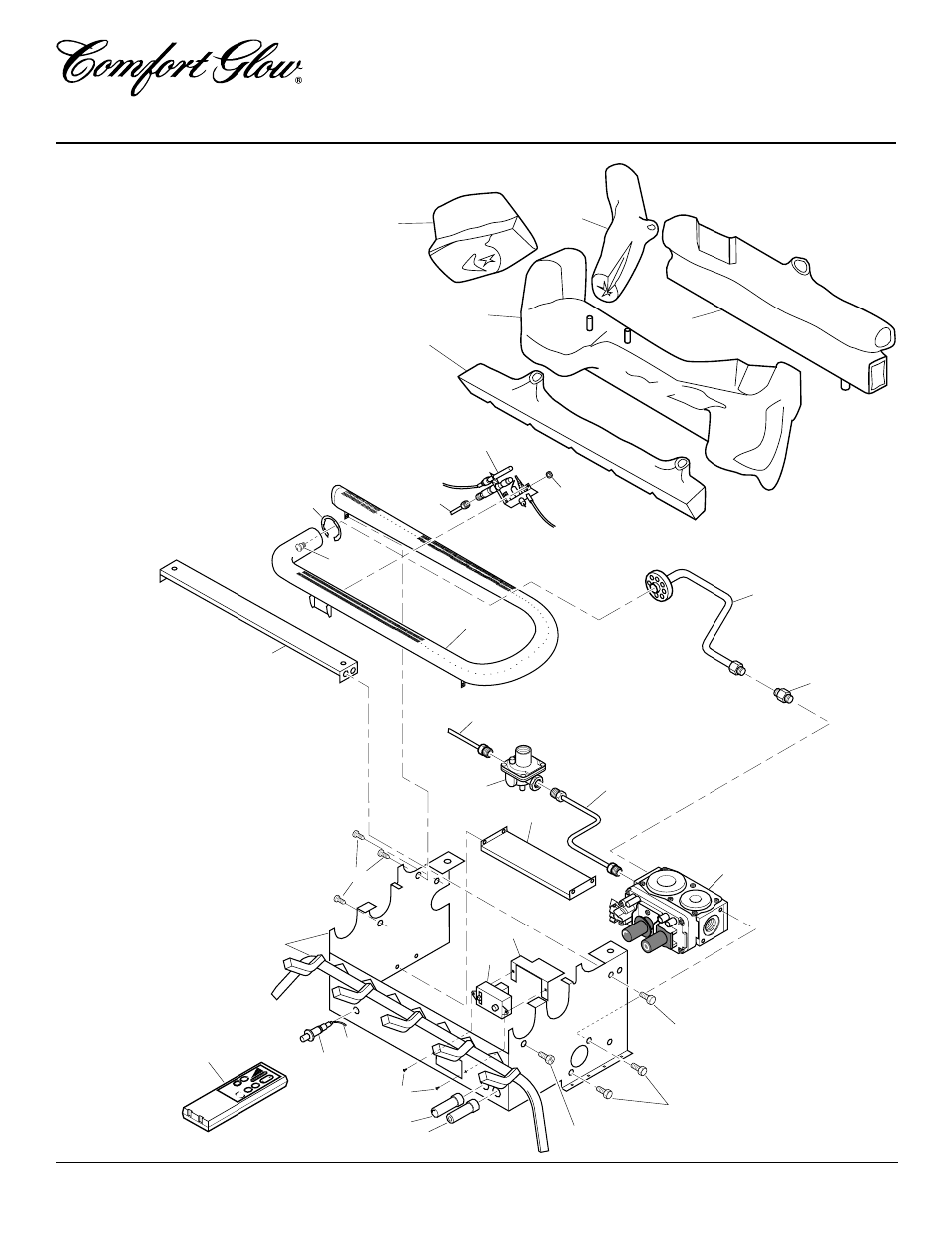 Illustrated parts breakdown | Desa CGB3930NR User Manual | Page 24 / 28