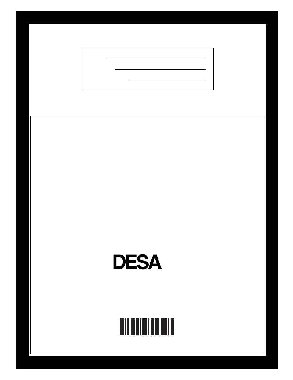 Warranty information | Desa 901910-01A.pdf User Manual | Page 16 / 16