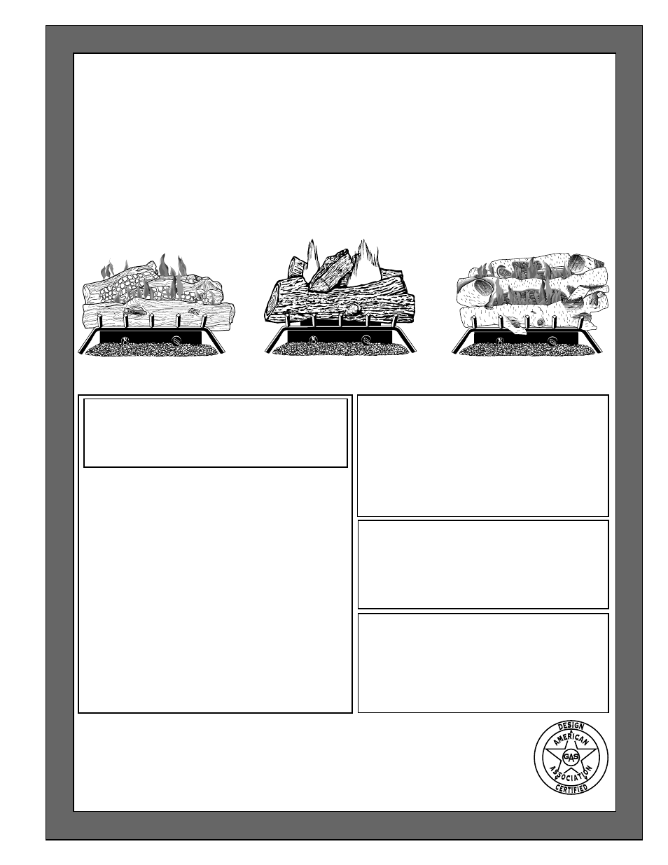 Desa FLAME-MAX UNVENTED (VENT-FREE) NATURAL GAS LOG HEATER User Manual | 36 pages