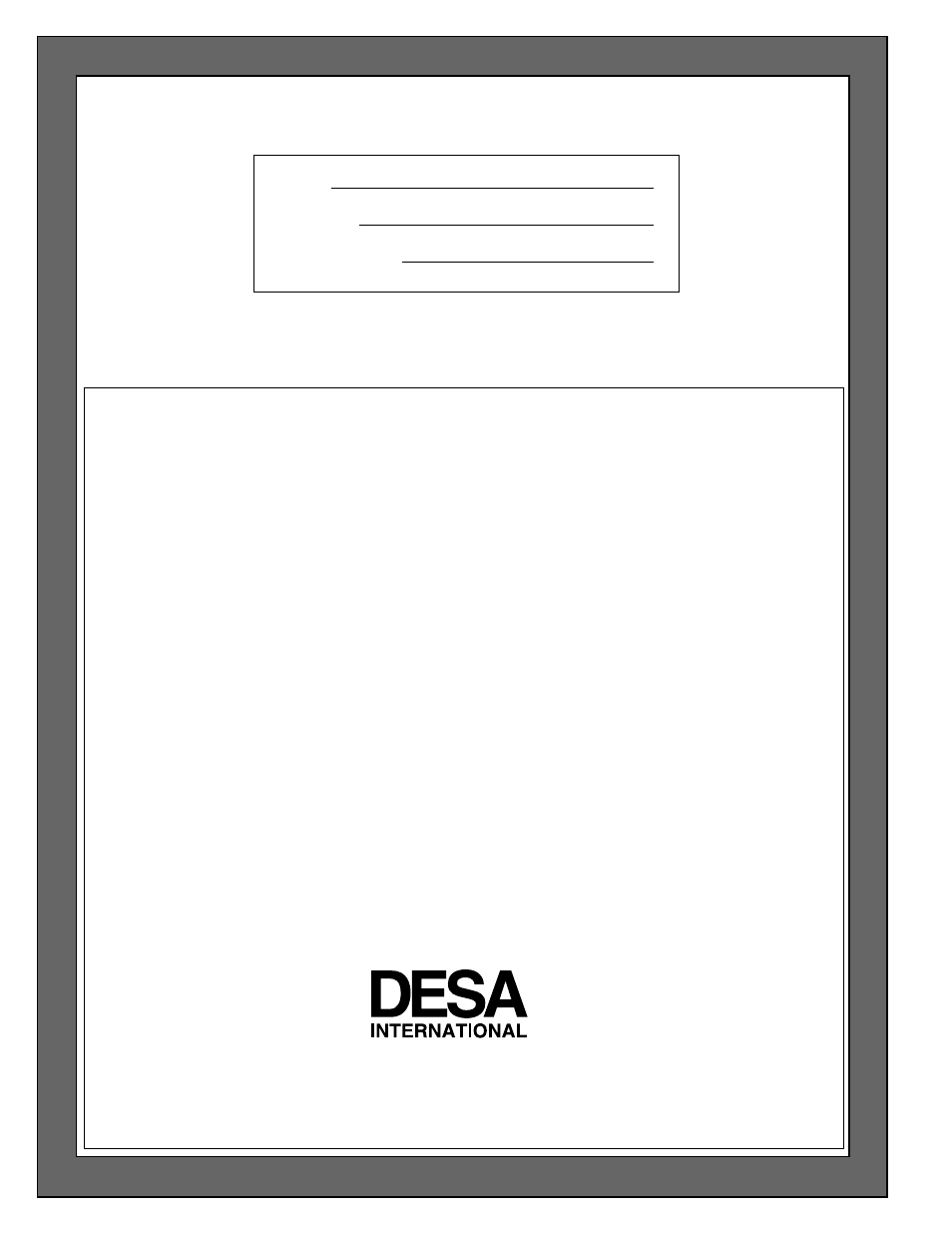 Warranty information | Desa FLAME-MAX UNVENTED (VENT-FREE) NATURAL GAS LOG HEATER User Manual | Page 36 / 36
