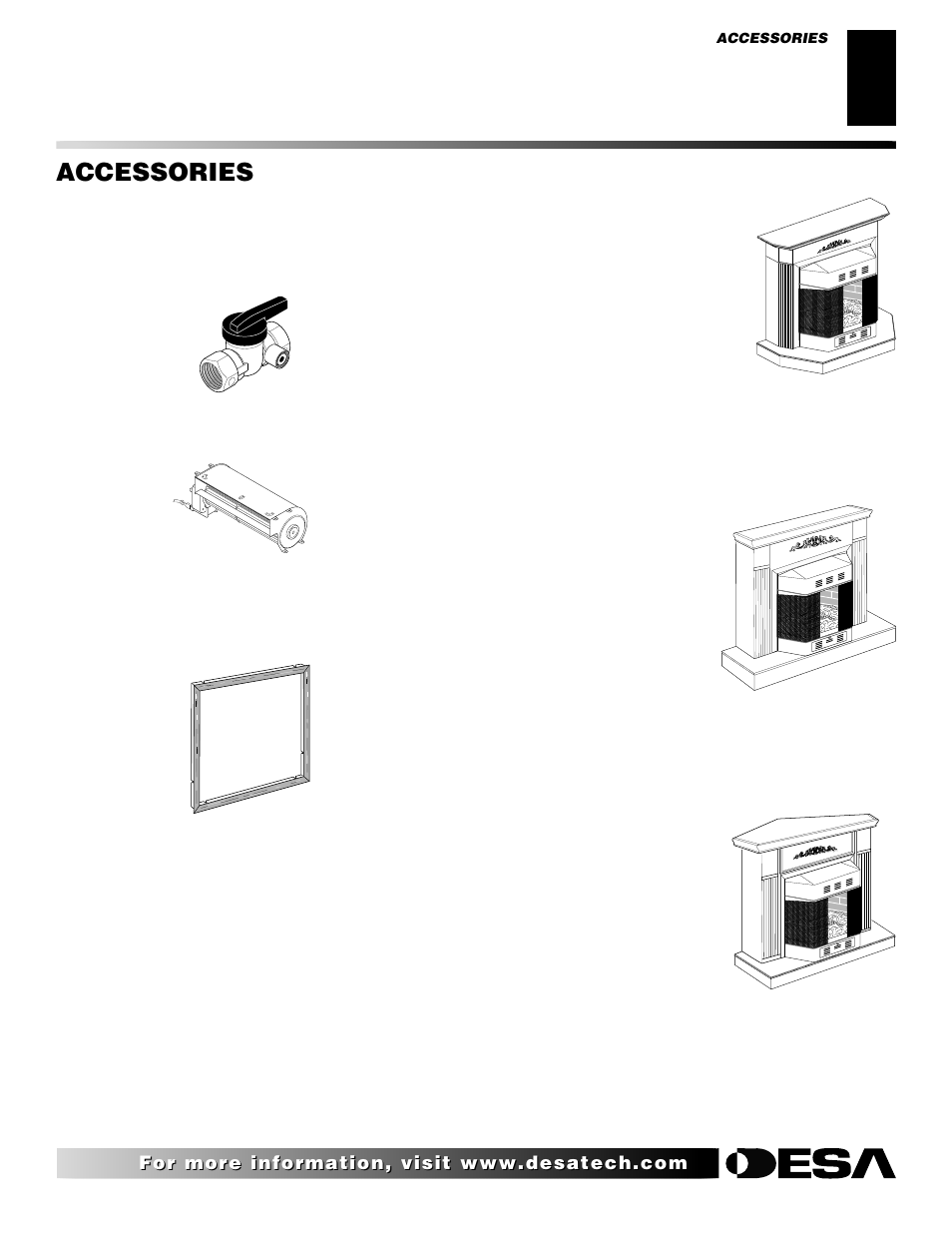 Accessories | Desa CF26PT User Manual | Page 29 / 30