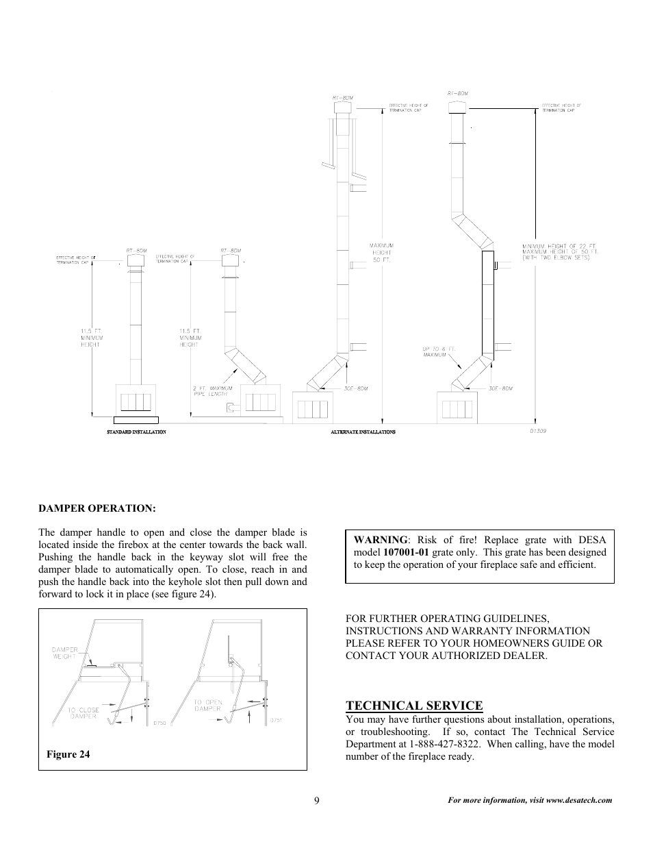 Desa 36WS User Manual | Page 10 / 11