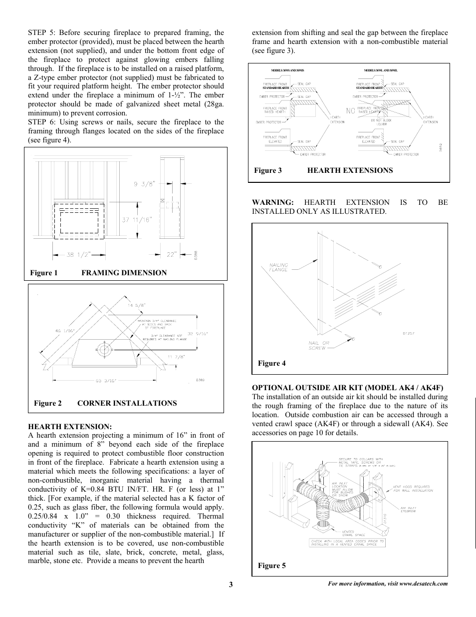Desa 36WS User Manual | Page 4 / 11