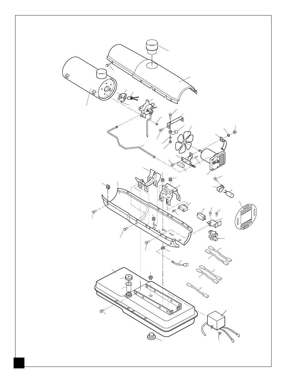 Illustrated parts breakdown | Desa BV125EDI User Manual | Page 16 / 20