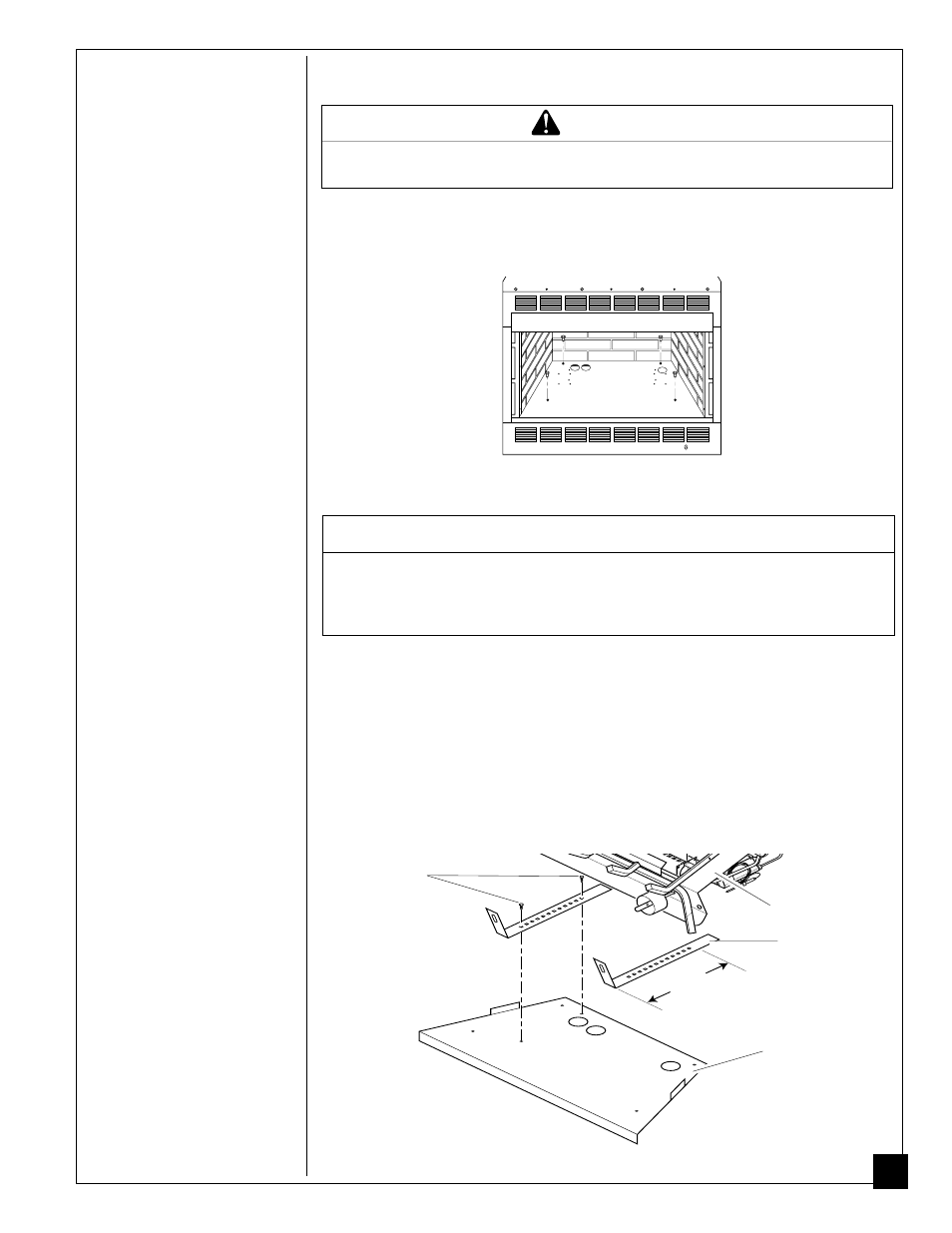 Installing, Notice, Caution | Desa FB32C User Manual | Page 13 / 28