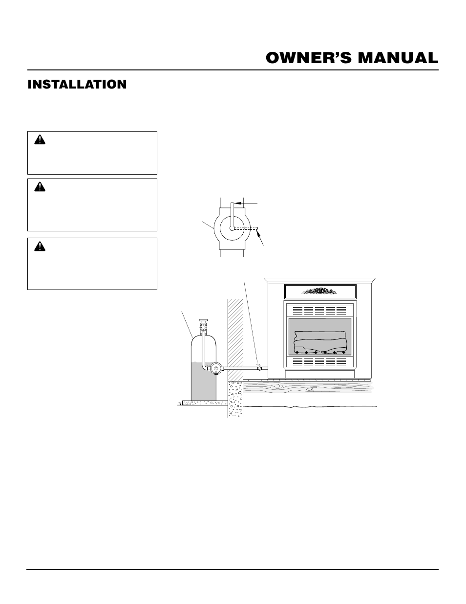Owner’s manual, Installation, Continued | Desa CGCF26PRA User Manual | Page 13 / 26