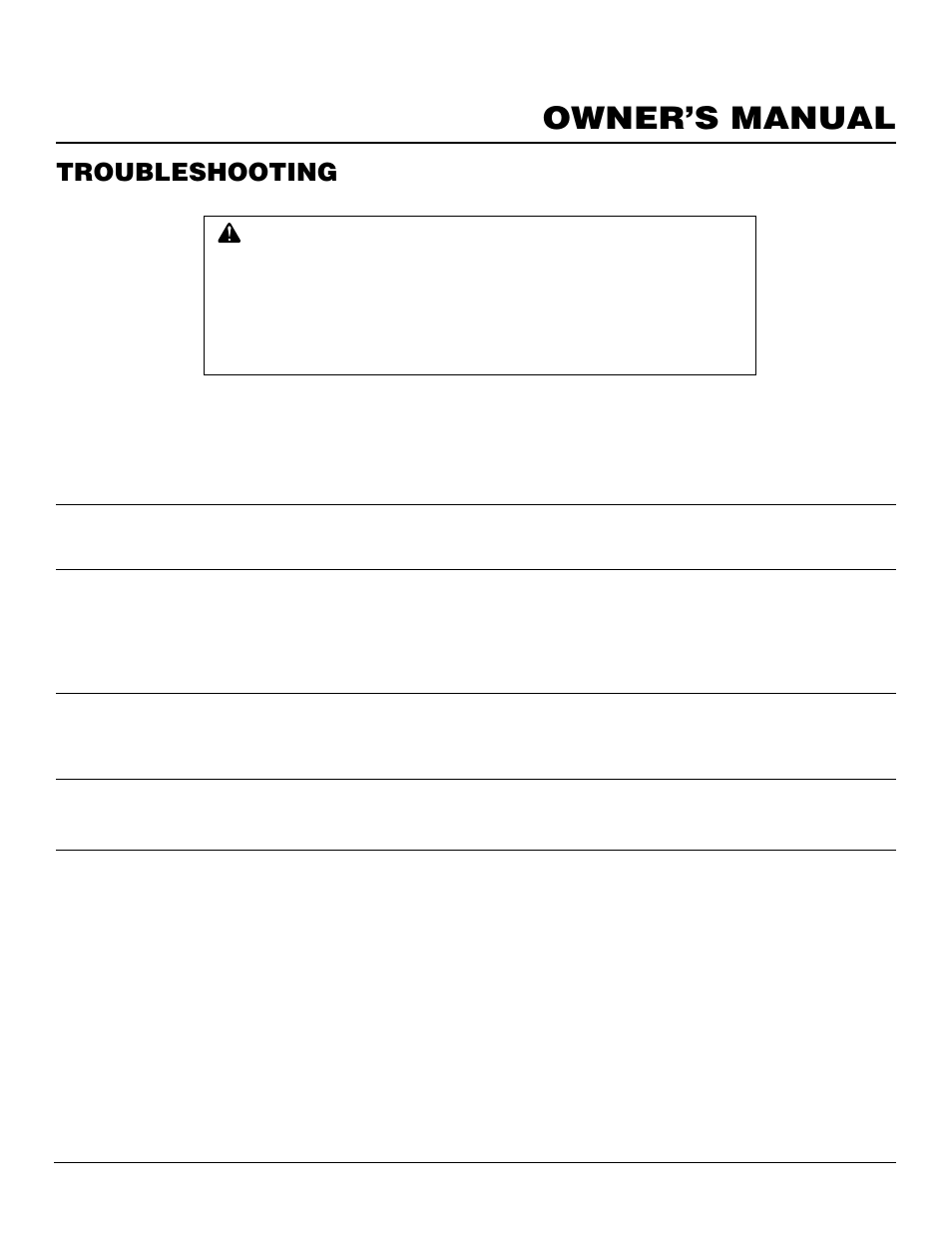Owner’s manual, Troubleshooting, Continued | Desa CGCF26PRA User Manual | Page 21 / 26