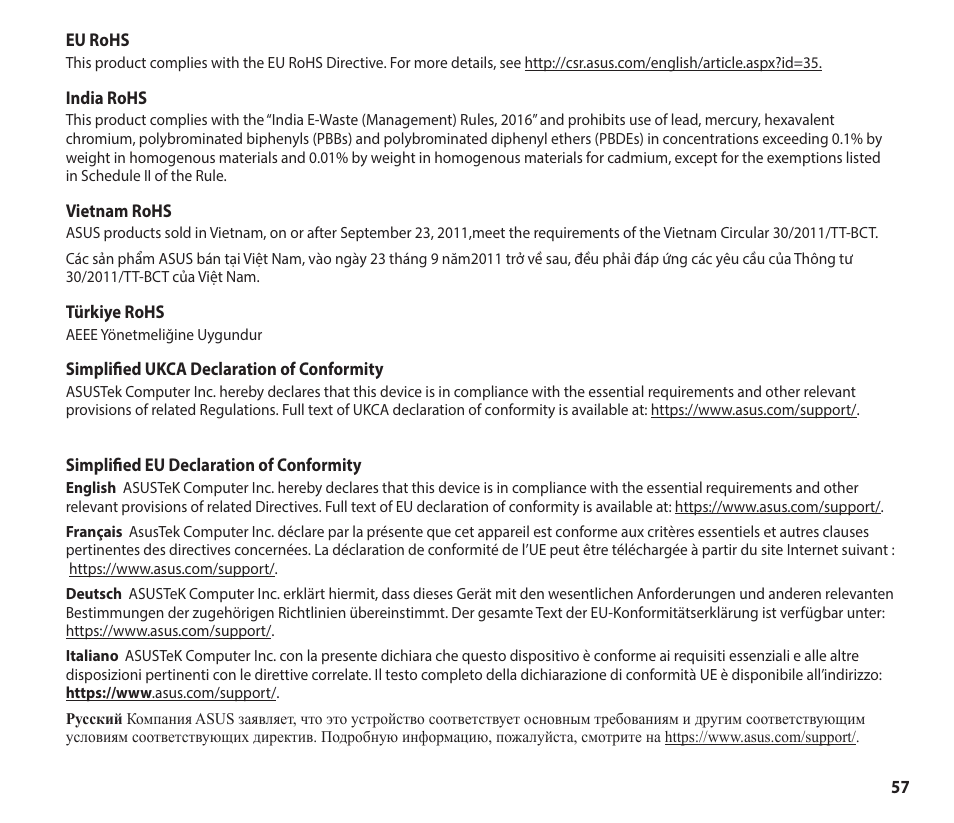 Asus GeForce RTX 4070 TUF Gaming Graphics Card User Manual | Page 57 / 62