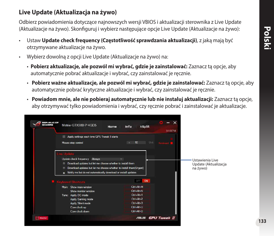 Polsk i | Asus GeForce GTX 1660 Ti TUF Gaming EVO OC Edition Graphics Card User Manual | Page 133 / 167