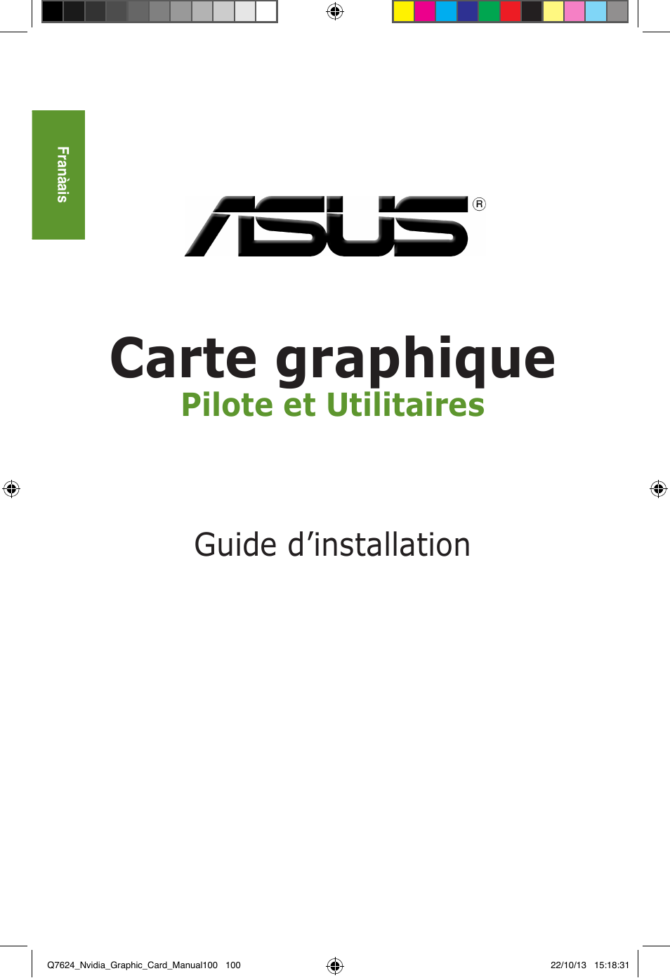 Carte graphique, Pilote et utilitaires guide d’installation | Asus Radeon RX 6800 XT TUF GAMING Graphics Card User Manual | Page 100 / 321