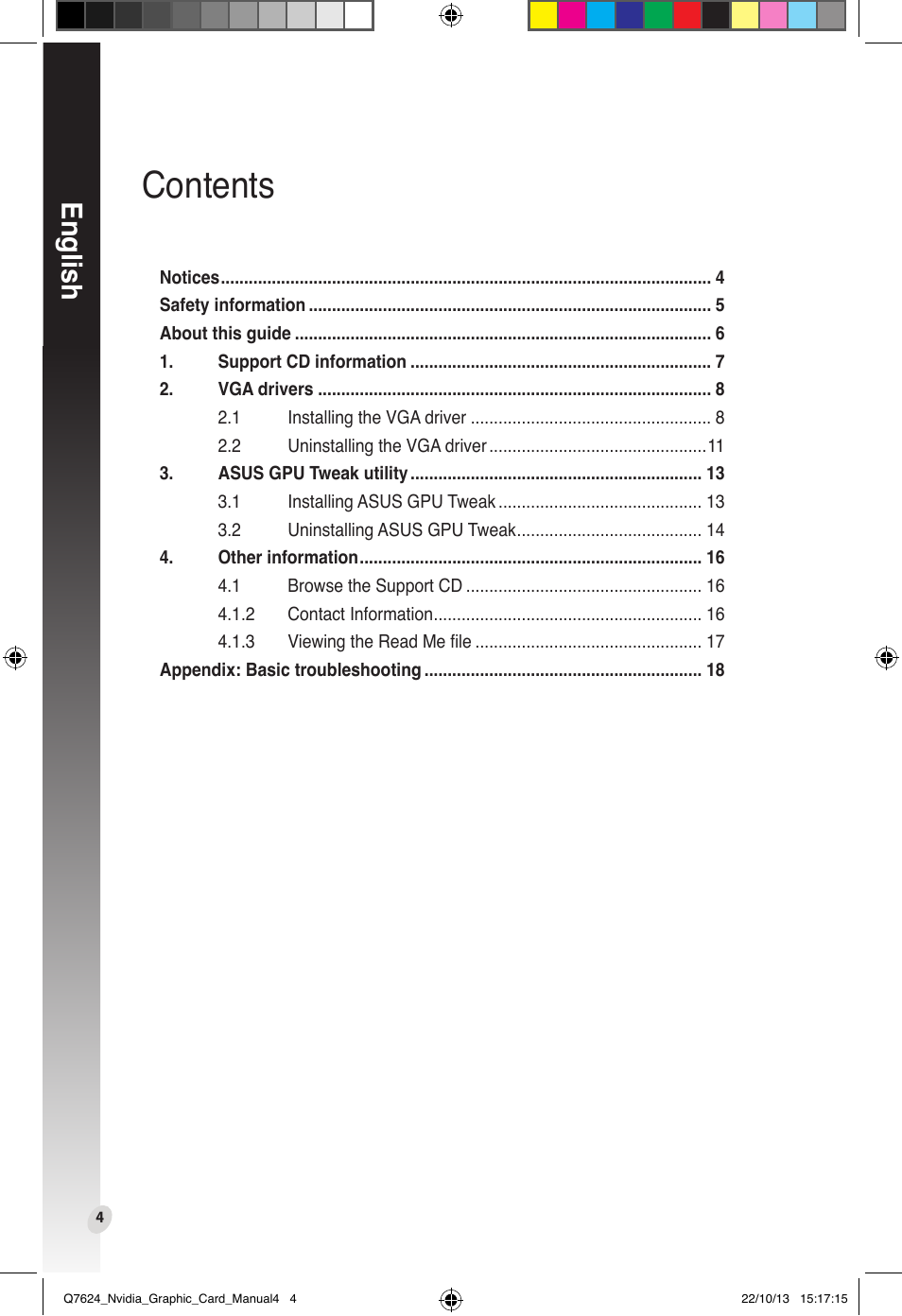 Asus Radeon RX 6800 XT TUF GAMING Graphics Card User Manual | Page 4 / 321