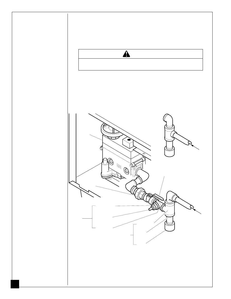Installing heater, Caution | Desa GVR50PA User Manual | Page 12 / 44