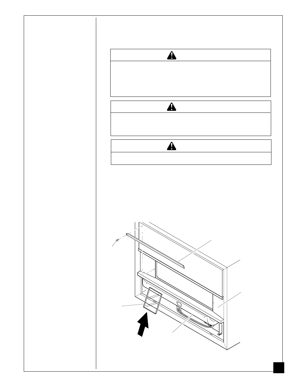 Installing heater, Caution | Desa GVR50PA User Manual | Page 15 / 44