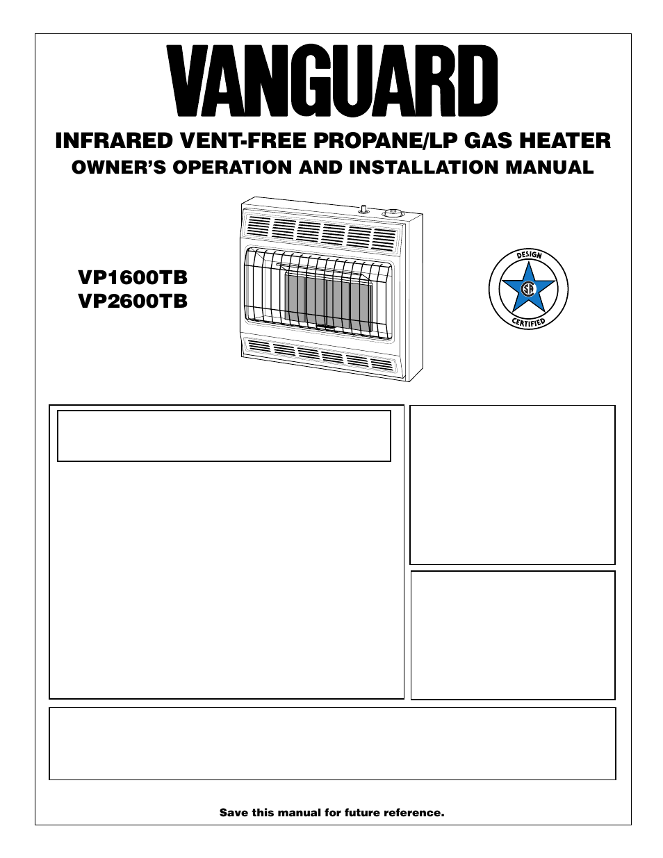 Desa VP2600TB User Manual | 24 pages