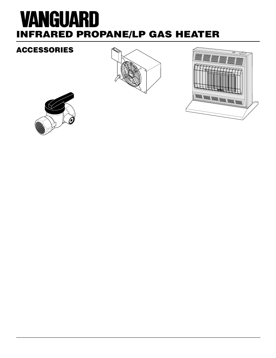 Infrared propane/lp gas heater, Accessories | Desa VP2600TB User Manual | Page 22 / 24