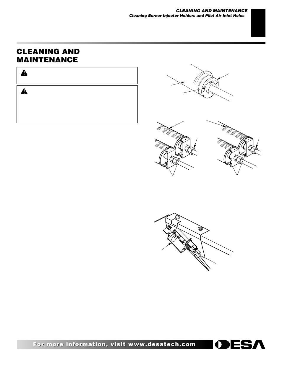 Cleaning and maintenance | Desa VRL30PT User Manual | Page 23 / 38