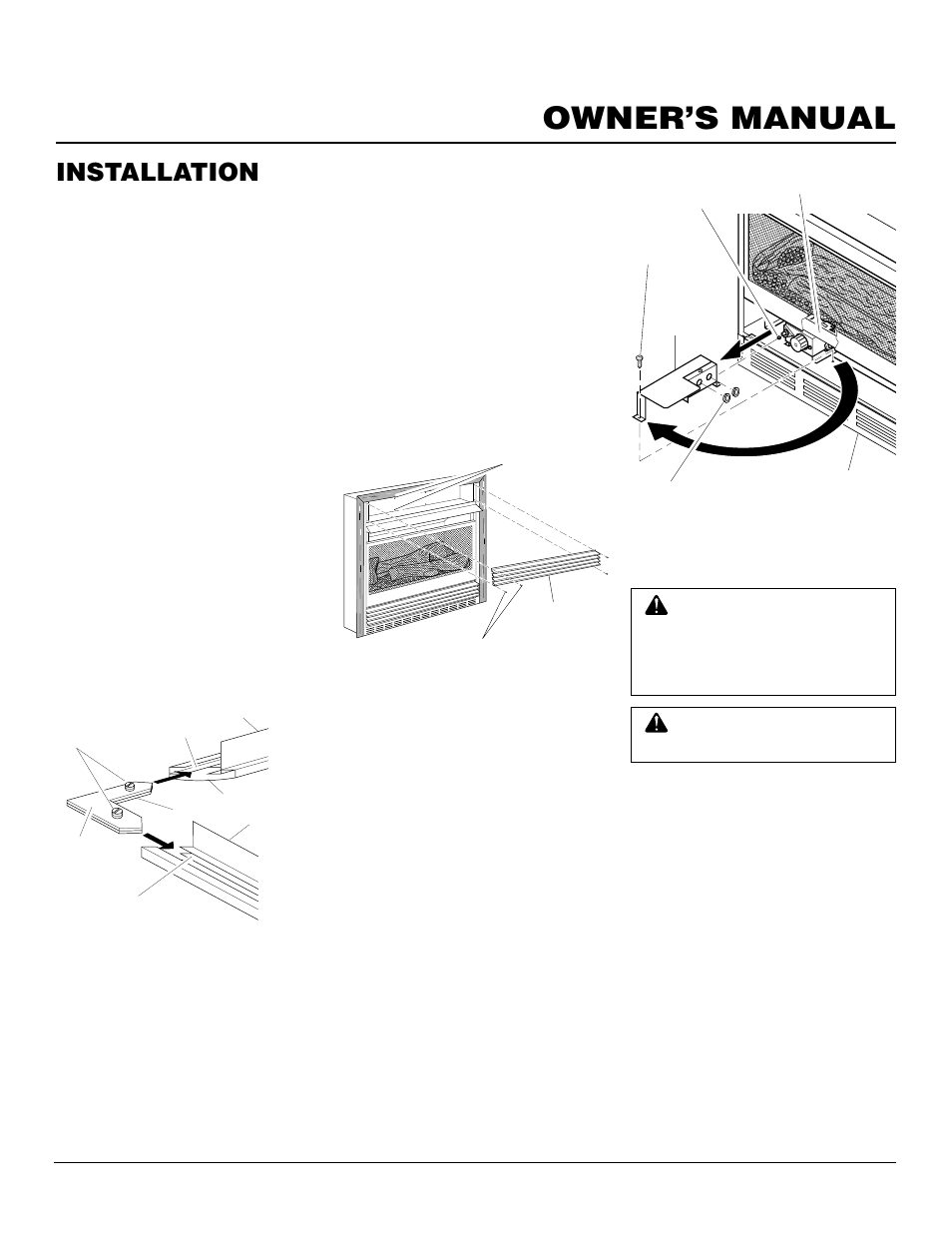 Owner’s manual, Installation, Continued | Desa CGCFTP 14 User Manual | Page 11 / 28