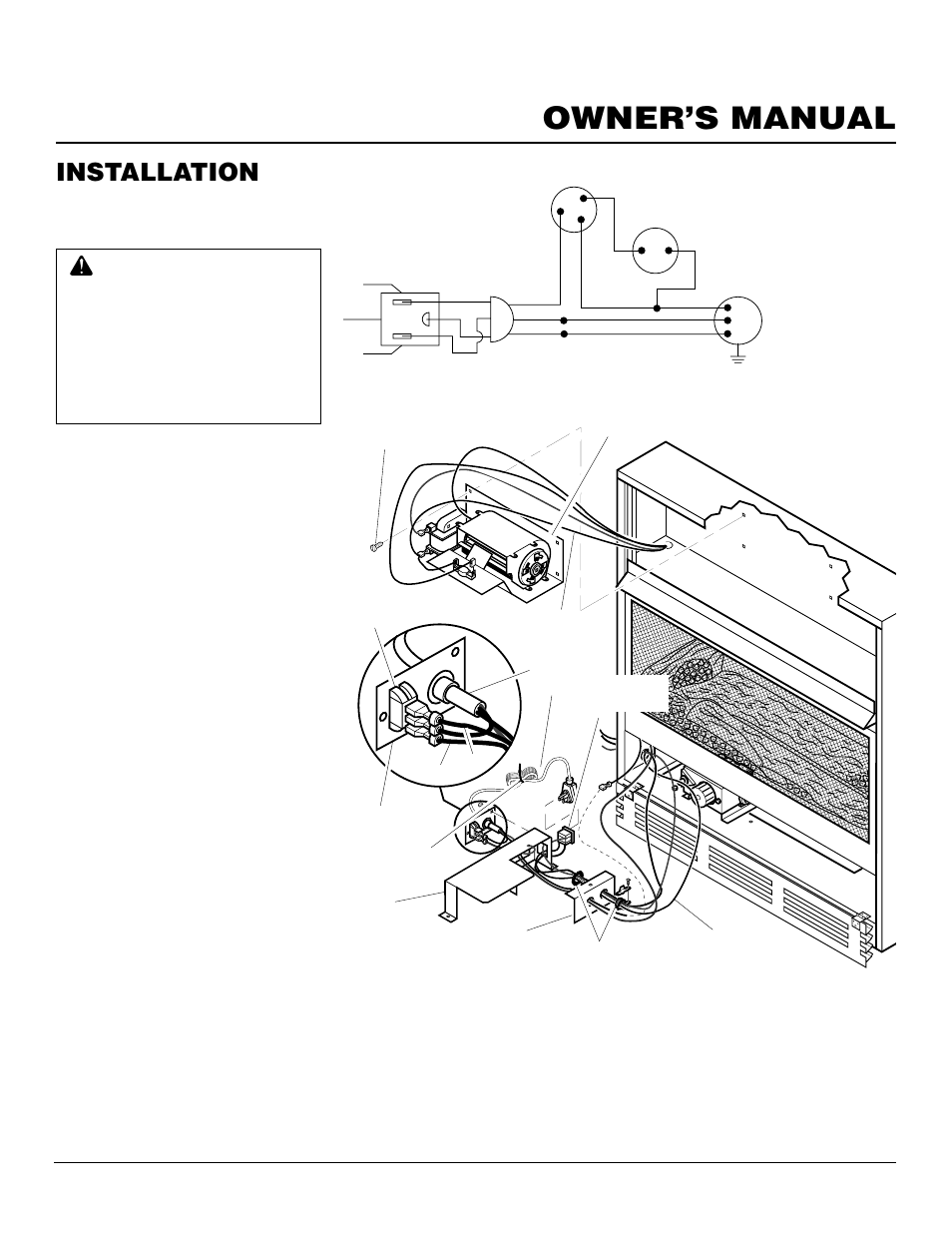 Owner’s manual, Installation, Continued | For built-in installation | Desa CGCFTP 14 User Manual | Page 13 / 28