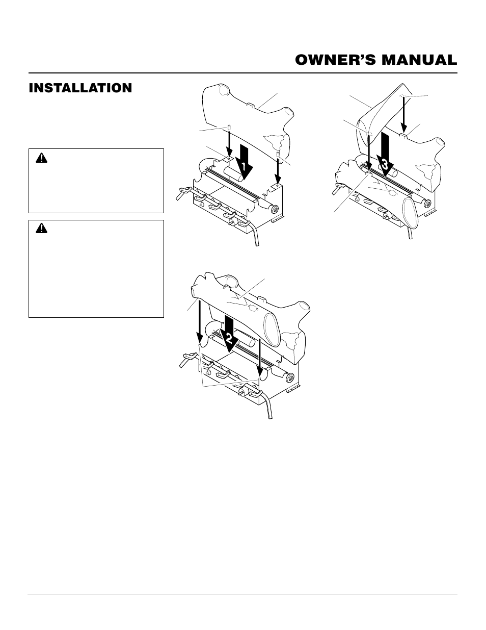 Owner’s manual, Installation, Continued | Desa CLD3924NT User Manual | Page 13 / 34
