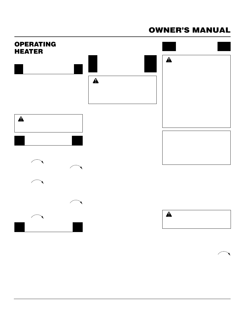 Owner’s manual, Operating heater, Continued | Desa CLD3924NT User Manual | Page 17 / 34