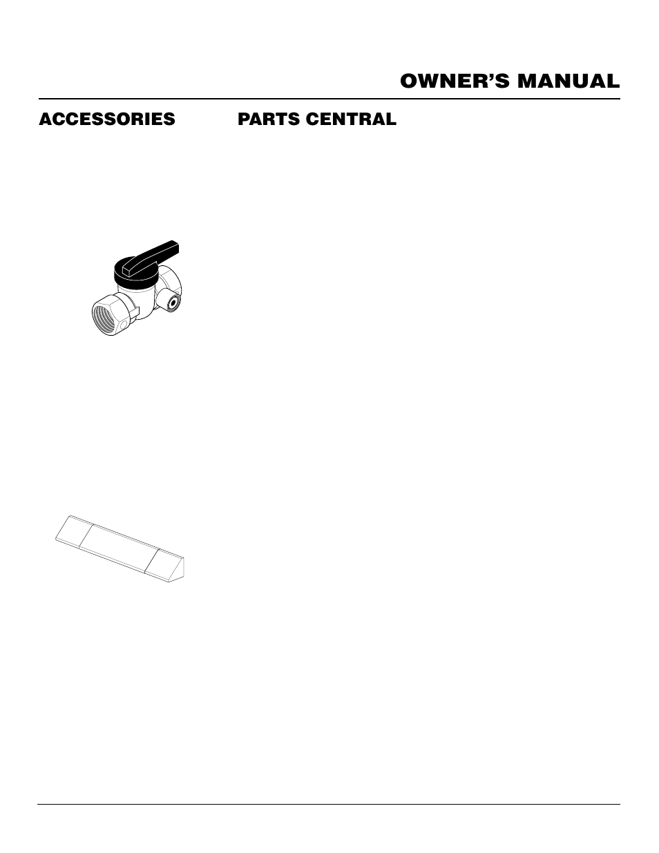 Owner’s manual, Accessories, Parts central | Desa CLD3924NT User Manual | Page 25 / 34