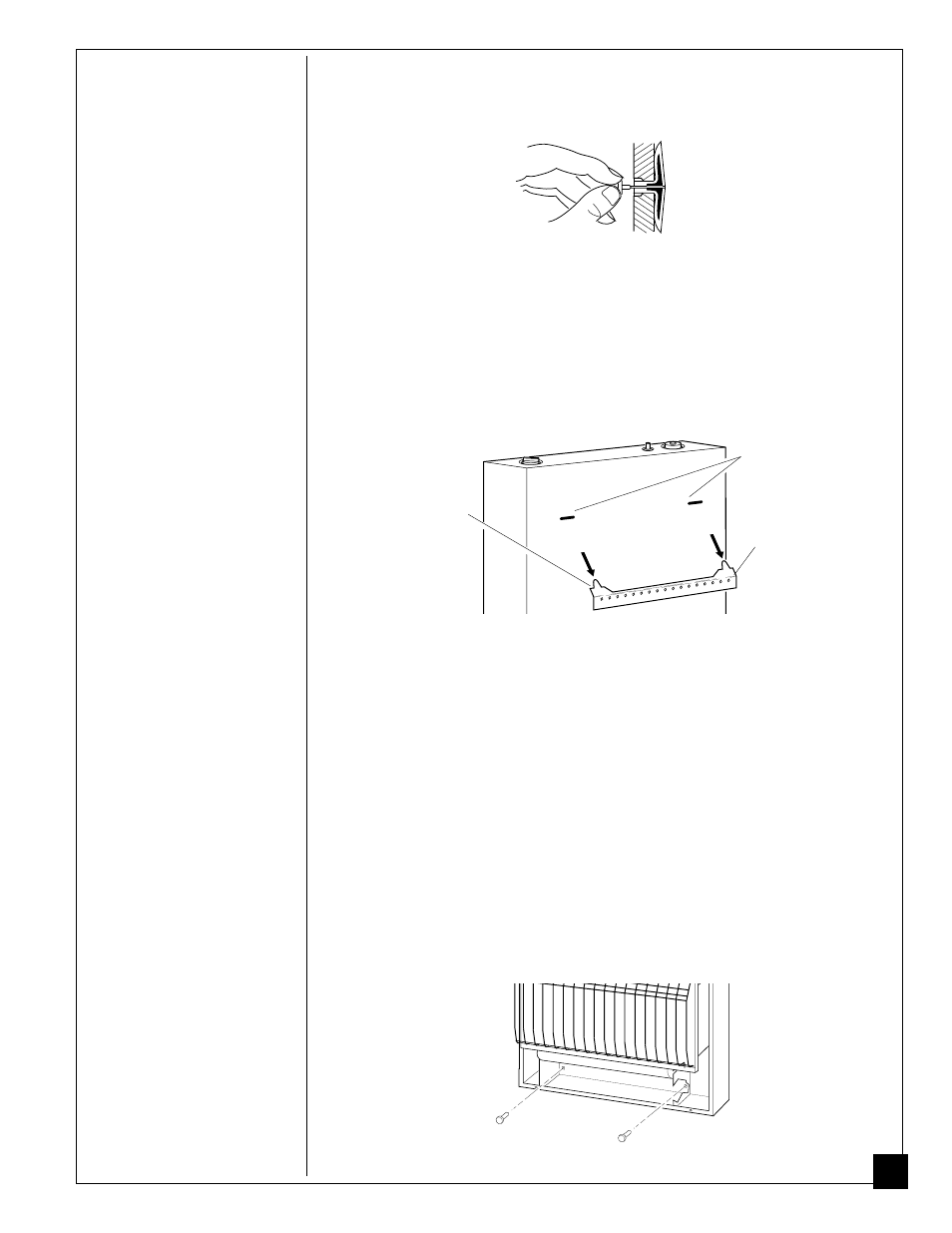 Installing to wall | Desa VN2000BB User Manual | Page 13 / 32