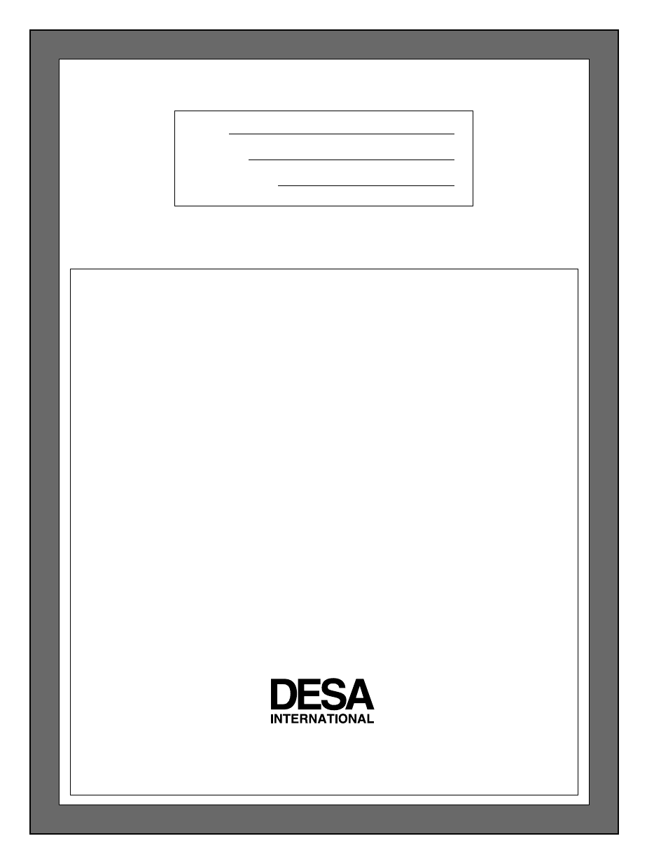Warranty information | Desa VN2000BB User Manual | Page 32 / 32