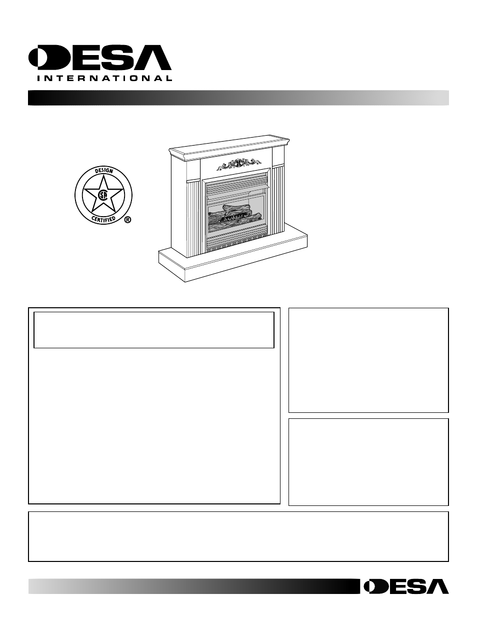 Desa FMH26PR User Manual | 44 pages