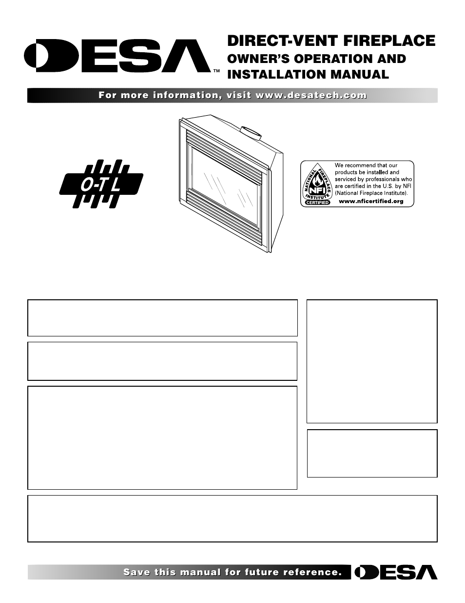 Desa (V)K36N SERIES User Manual | 40 pages