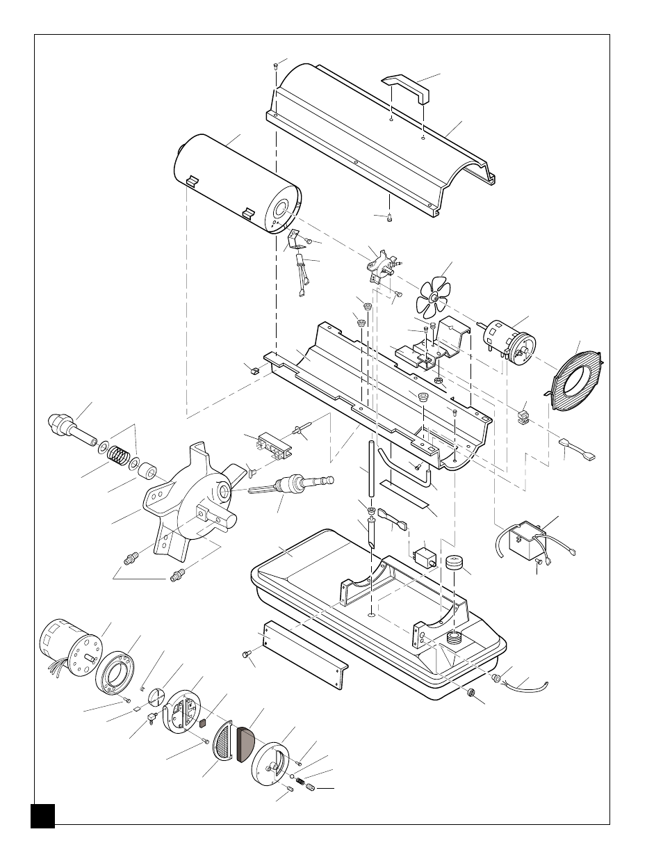 Illustrated parts breakdown | Desa PH100EDI User Manual | Page 24 / 32