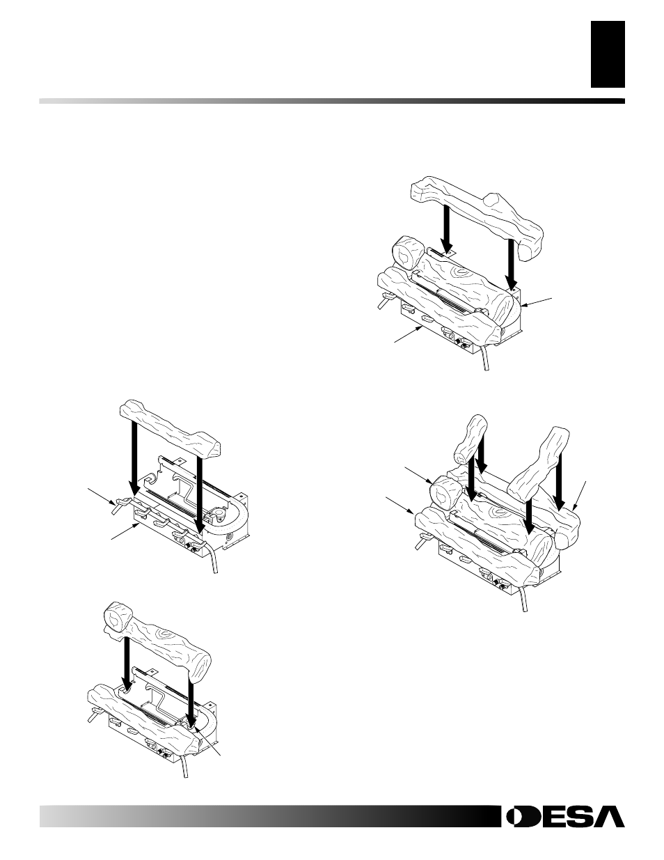 Installation, Continued | Desa FLAME-MAX LAME-MAX Golden Oak User Manual | Page 17 / 48